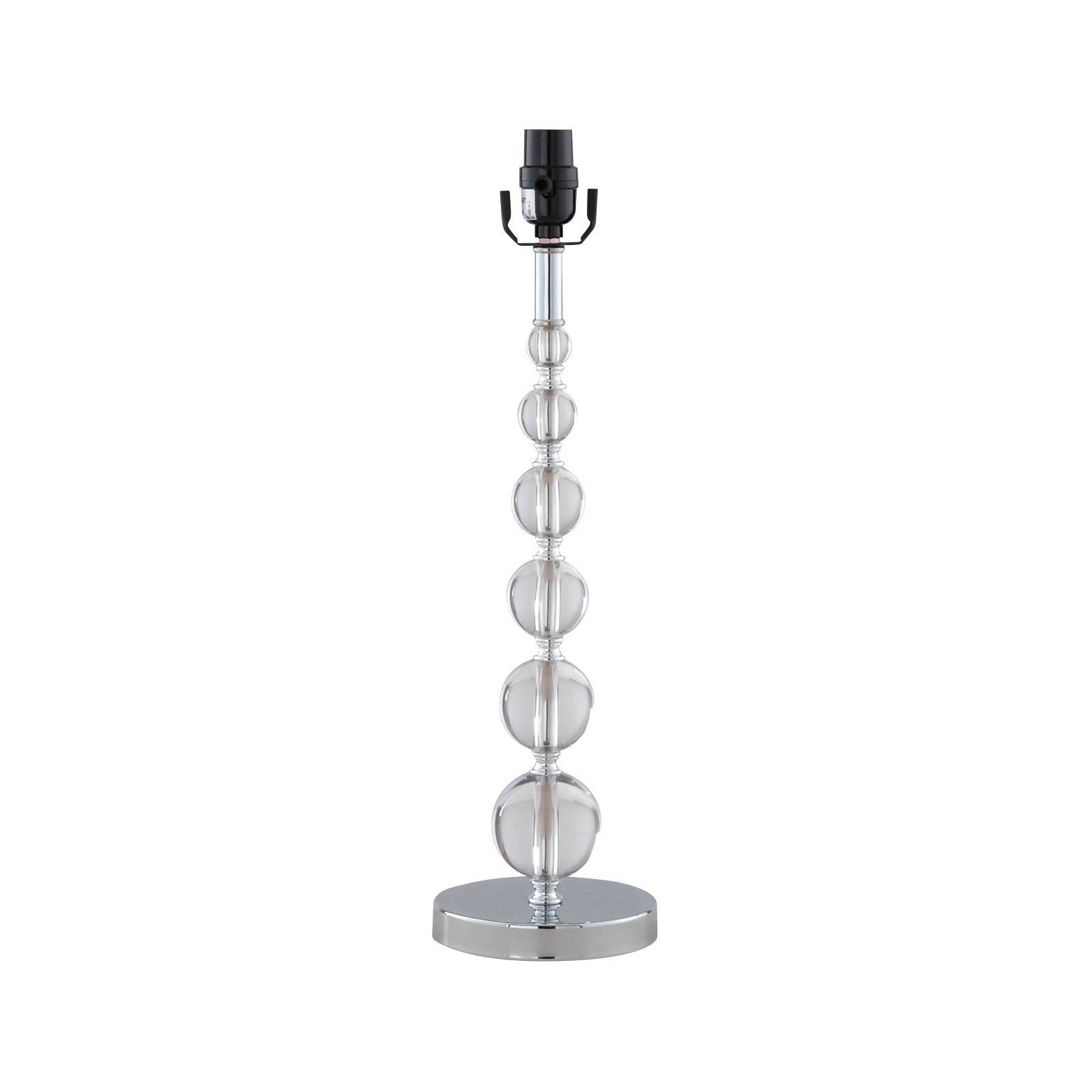 Threshold Acrylic Stacked Ball Lamp Base Clear Large Includes Cfl Picture 1 Of 4
