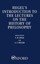 Hegel's Introduction to the Lectures on the History of Philosophy by G.W.F. Hege