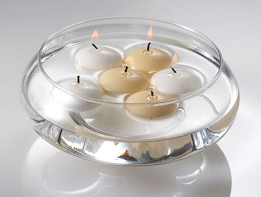100 4cm White Floating Candle Room Table Centrepiece Pool Bath 4hr 100 4cm White Floating Candle Room Table Centrepiece Pool Bath 4hr Burn Bulk