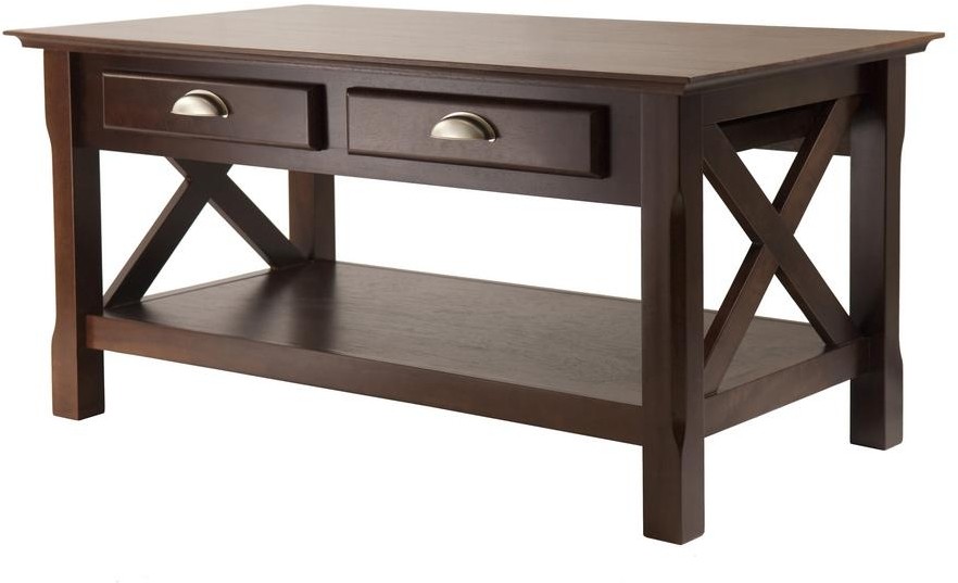 Winsome Wood Xola Coffee Table Cappuccino Finish Picture 1 Of 3