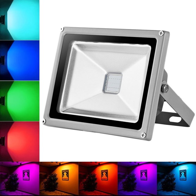 20w Rgb Led Floodlights Outdoor Color Changing Spotlights Waterproof 20w Rgb Led Floodlights Outdoor Color Changing Spotlights Waterproof Remote Ip65