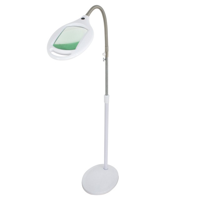 3 Diopter Led Magnifying Floor Lamp Light Gooseneck Magnifier 3 Diopter Led Magnifying Floor Lamp Light Gooseneck Magnifier