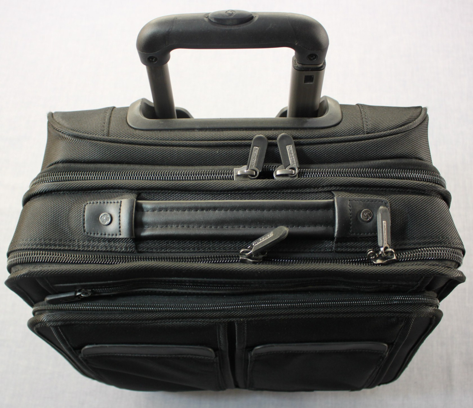 Samsonite Cambridge Black Mobile Office 2 Gusset Padded Laptop Picture 1 Of 5