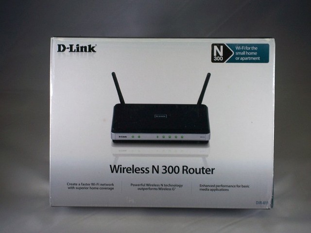 NEW D-Link DIR-615 Wireless N 300 Wi-Fi Router w/4-Port 10/100 Ethernet Switch