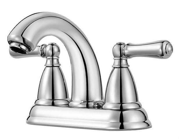 Pfister Canton 4 Inch Centerset 2 Handle Chrome High Arc Bathroom Picture 1 Of 3