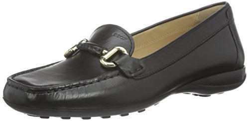 Geox Euro D Mocassini Donna Nero Black 36.5 EU Geox Euro D Mocassini Donna Nero Black 36.5 EU