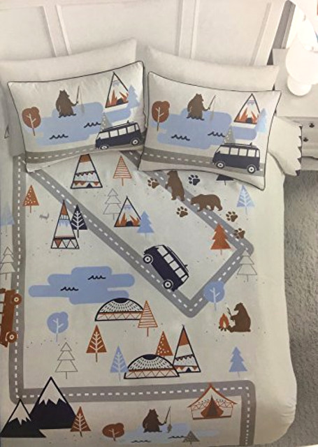 Rugged Bear 2 Piece Kid S Twin Comforter Set Easy Care Wrinkle Rugged Bear 2 Piece Kid S Twin Comforter Set Easy Care Wrinkle Resistant 100