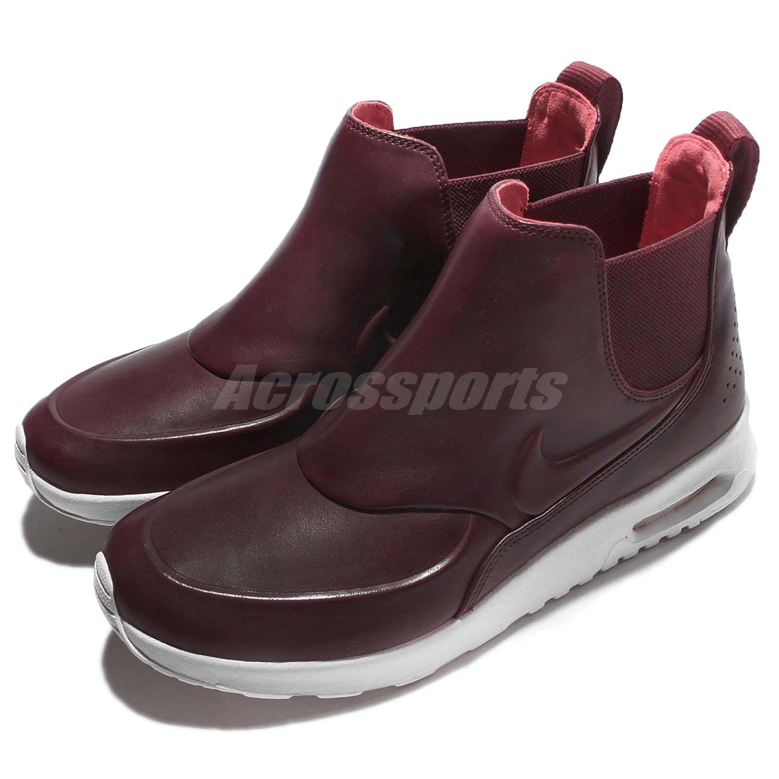 Nike Wmns Air Max Thea Mid Night Maroon White Women Shoes Sneakers 859550600 Nike Wmns Air Max Thea Mid Night Maroon White Women Shoes Sneakers 859550600
