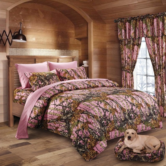 7 Pc Queen Size Pink Camo Comforter And Sheets Bedding Set 7 Pc Queen Size Pink Camo Comforter And Sheets Bedding Set Camouflage Nature