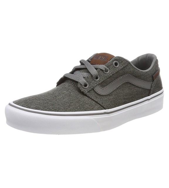 VANS Chapman basse tela A Righe moda Skater Scarpe Casual Bianco Peltro VANS Chapman basse tela A Righe moda Skater Scarpe Casual Bianco Peltro