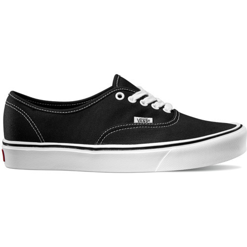Vans Authentic Lite Unisex Black Black Scarpe Da Ginnastica in TelaUK 8 Vans Authentic Lite Unisex Black Black Scarpe Da Ginnastica in TelaUK 8