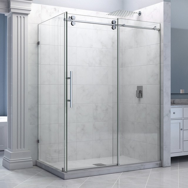 Dreamline Shen 60366012 08 Enigma 36x60x79 Frameless Shower Dreamline Shen 60366012 08 Enigma 36 X 60 Frameless Sliding Shower Enclosure