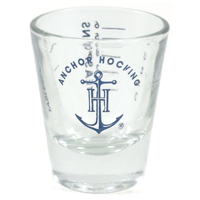 Anchor Hocking 1 Oz Kitchen Shot Glass Set Of 12 Anchor Hocking Measuring Shot Glass