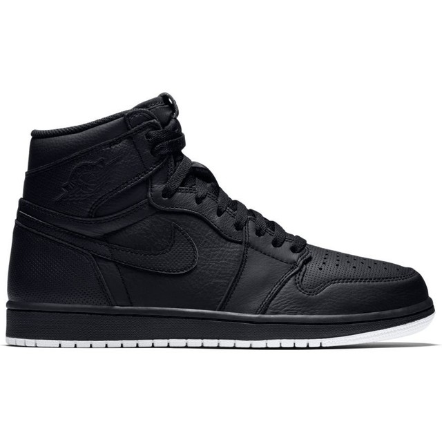 jordan 1 black perforated