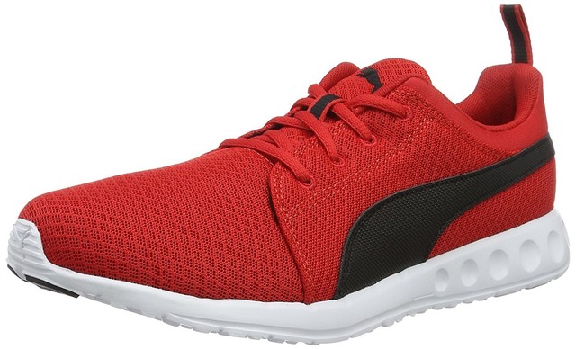 Puma Carson Mesh Scarpe Running Uomo Rosso High Risk Red Black 06 40 Puma Carson Mesh Scarpe Running Uomo Rosso High Risk Red Black 06 40
