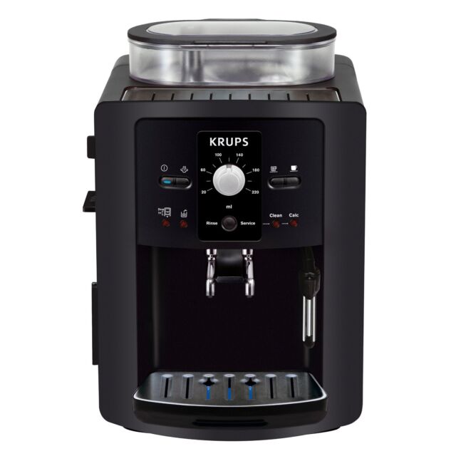 Krups Espresseria EA 8000 Automatic Coffee Machine 1400w Black 2 Cups ...