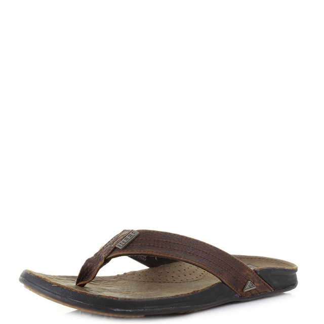 Da Uomo Reef JBay 3 CAMEL Premium in pelle di qualit Infradito Sandali Taglia Da Uomo Reef JBay 3 CAMEL Premium in pelle di qualit Infradito Sandali Taglia