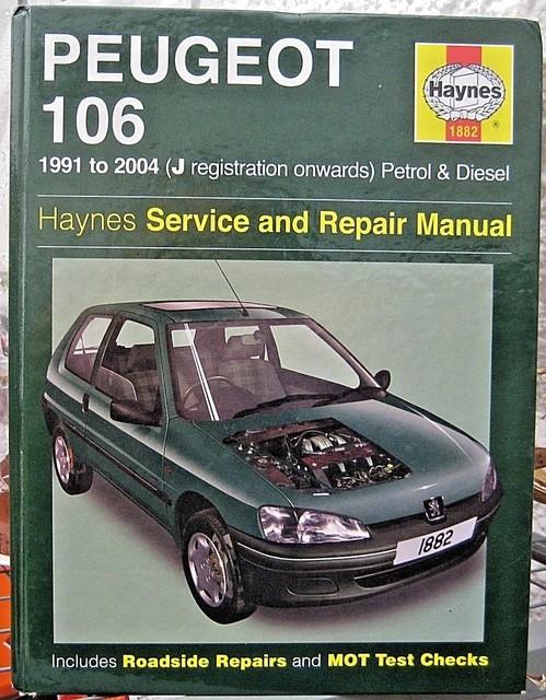 Free Workshop Manual For Peugeot 106 1994