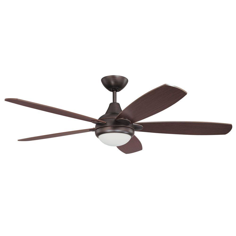 Kendal Lighting 52 Espirit 5 Blade Ceiling Fan With Wall Remote Kendal Lighting 52 Espirit 5 Blade Ceiling Fan With Wall Remote Copper Bronze