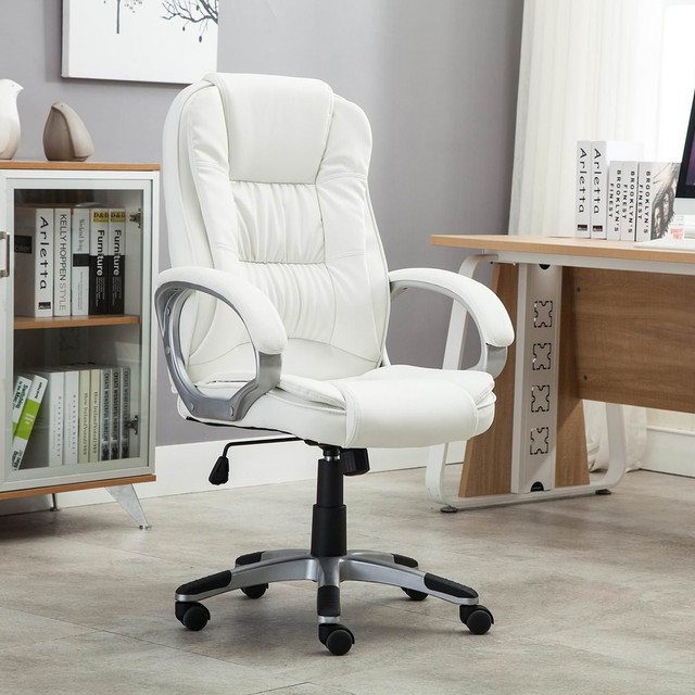 Belleze Executive Manager High Back Computer Ergonomic Office Chair Belleze Executive Manager High Back Computer Ergonomic Office Chair White