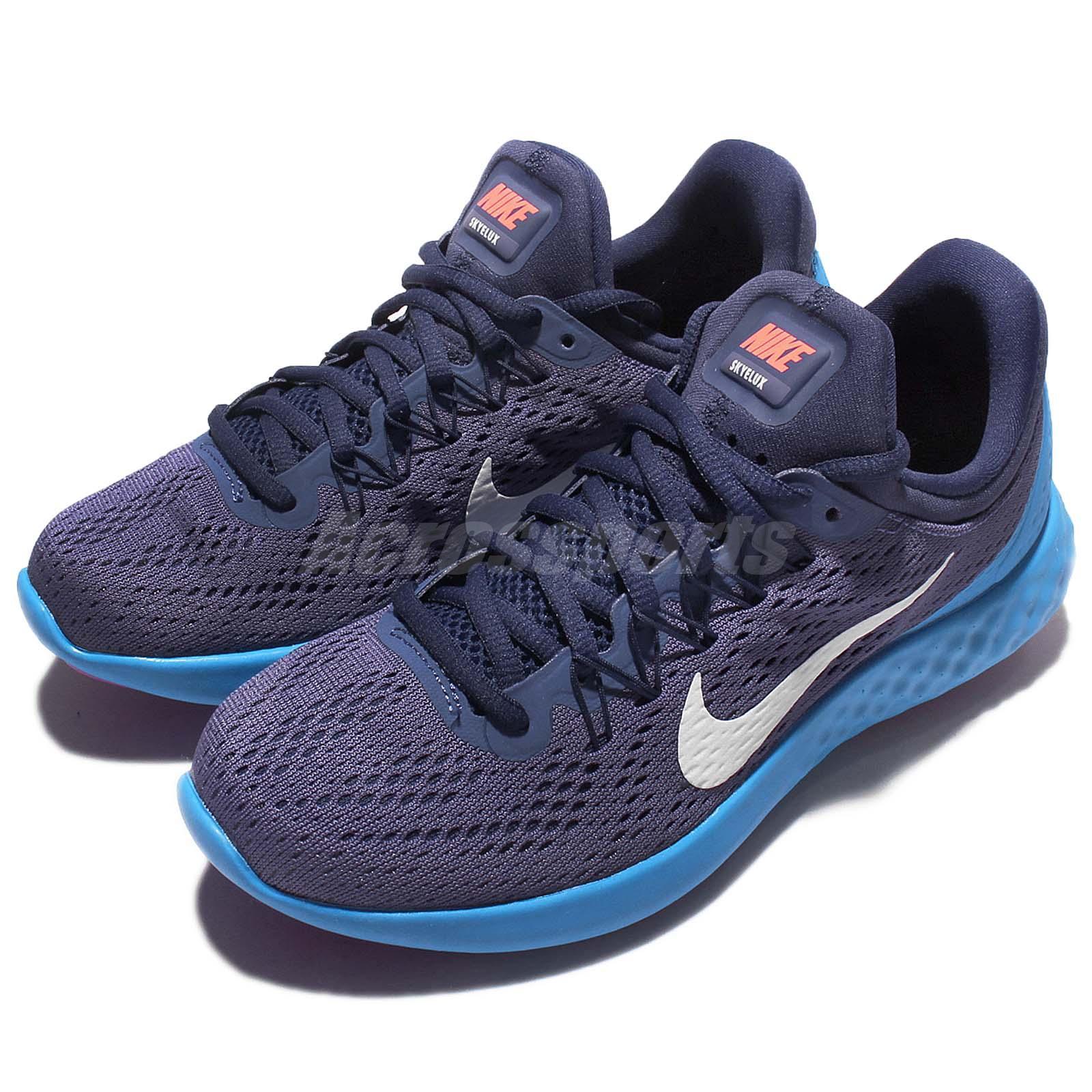 Wmns Nike Lunar Skyelux Blue White Womens Running Shoes Sneakers 855810501 Wmns Nike Lunar Skyelux Blue White Womens Running Shoes Sneakers 855810501