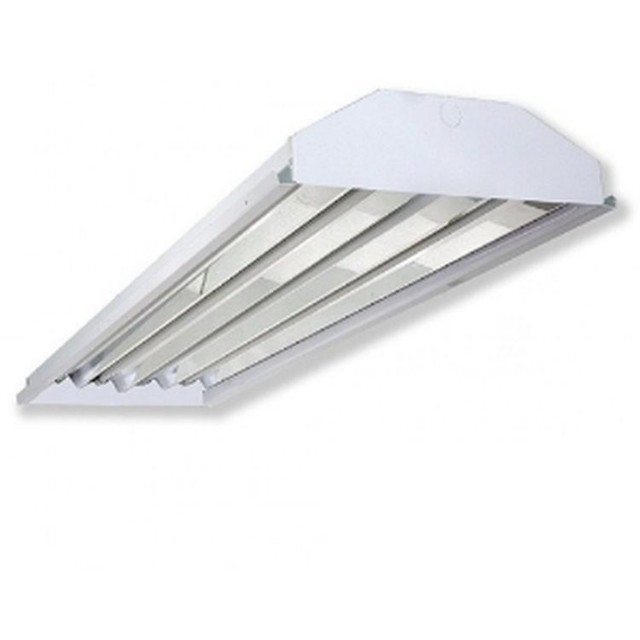 T5 Four Lamp High Bay Light Fixture Mirrored Lighting F54t5ho T5 Four Lamp High Bay Light Fixture Mirrored Lighting F54t5ho 54 Watt Ho