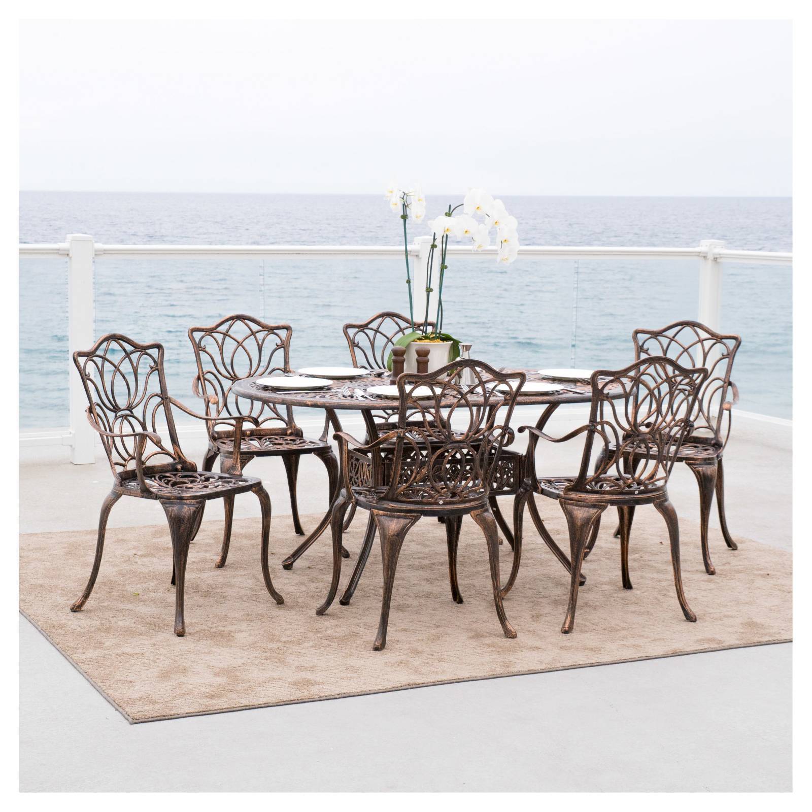 Cast Aluminum Patio Furniture Summer Classics Provance Outdoor Brand New T