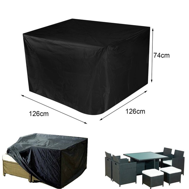Waterproof Oxford Sunshade Patio Furniture Cover Rain Protecting Waterproof Oxford Sunshade Patio Furniture Cover Rain Protecting Table Cloth Sy