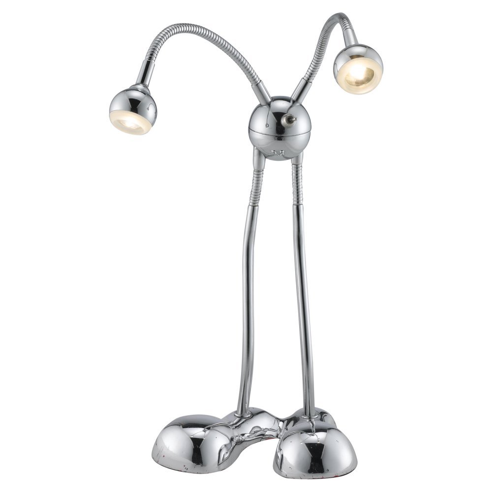 Adesso 3275 22 Alien Led Desk Lamp Chrome Picture 1 Of 2