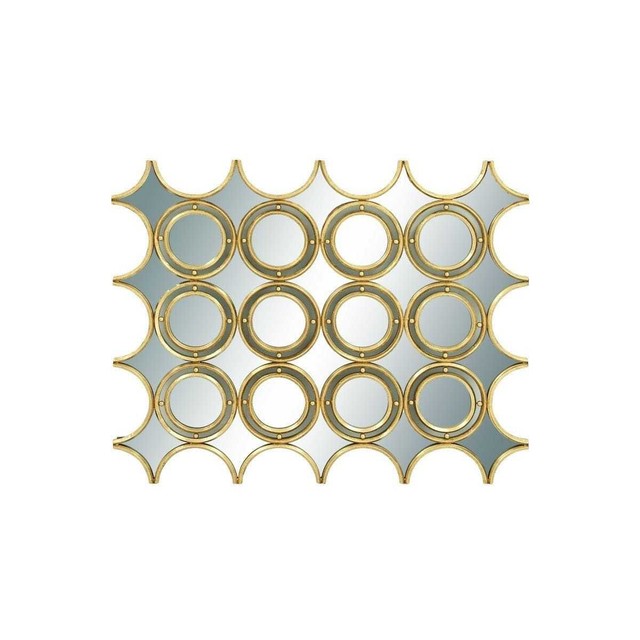 Uma Metal Mirror Wall Decor 45 W 36 H 97774 Metal Mirror 45 Inch Wide X 36 High Wall Decoration