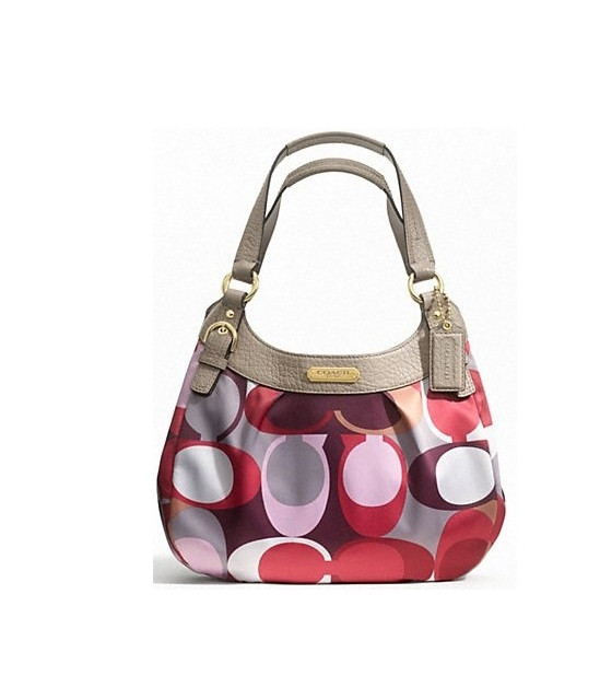 Coach Scarf Print Hobo Op Art Shoulder Bag Purse Handbag F22141 Coach Scarf Print Hobo Op Art Shoulder Bag Purse Handbag F22141 Multicolor Ebay