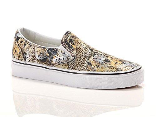 Vans U CLASSIC SLIPON Sneaker Unisex Adulto Marrone Leopardo 36.5 Vans U CLASSIC SLIPON Sneaker Unisex Adulto Marrone Leopardo 36.5