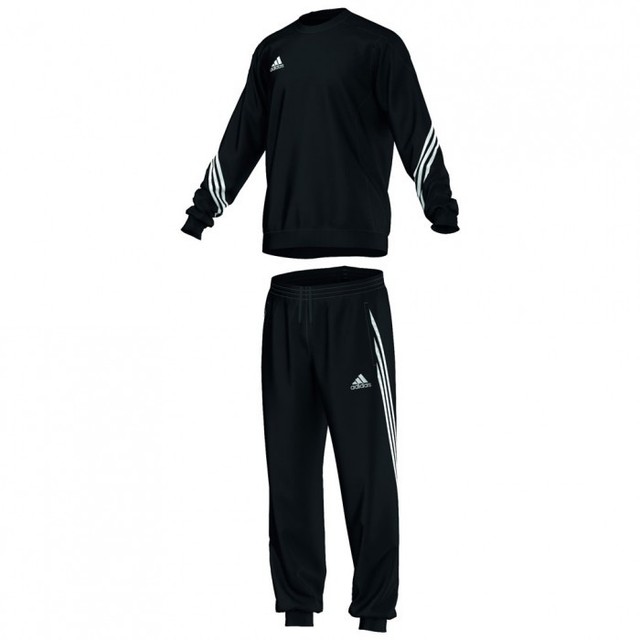 adidas sereno 14 tuta uomo con felpa girocollo adidas sereno 14 tuta uomo con felpa girocollo