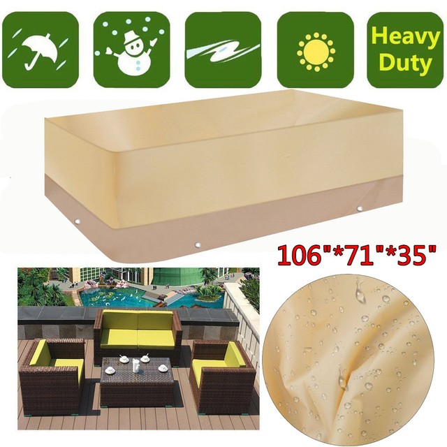 Patio Outdoor Garden Furniture Cover Winter Rectangle Table Chair Outdoor Patio Garden Furniture Cover Winter Rectangle Table Chair Set Protector