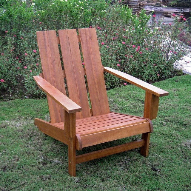 International Caravan Acacia Large Square Back Adirondack Chair Ebay International Caravan Acacia Large Square Back Adirondack Chair Brown New