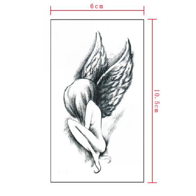 1 sheet elegant angel design tattoo sticker temporary diy arm body 1 sheet elegant angel design tattoo sticker temporary diy arm body