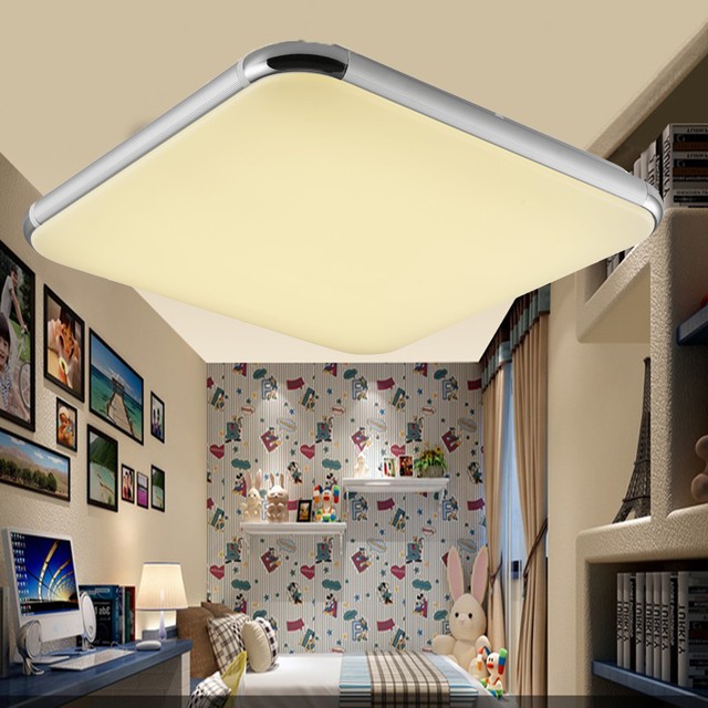 5x 45 45cm 36w Slim Square Led Ceiling Light Warm White Living Room 45 45cm 36w Slim Square Led Ceiling Light Warm White Living Room Bedroom