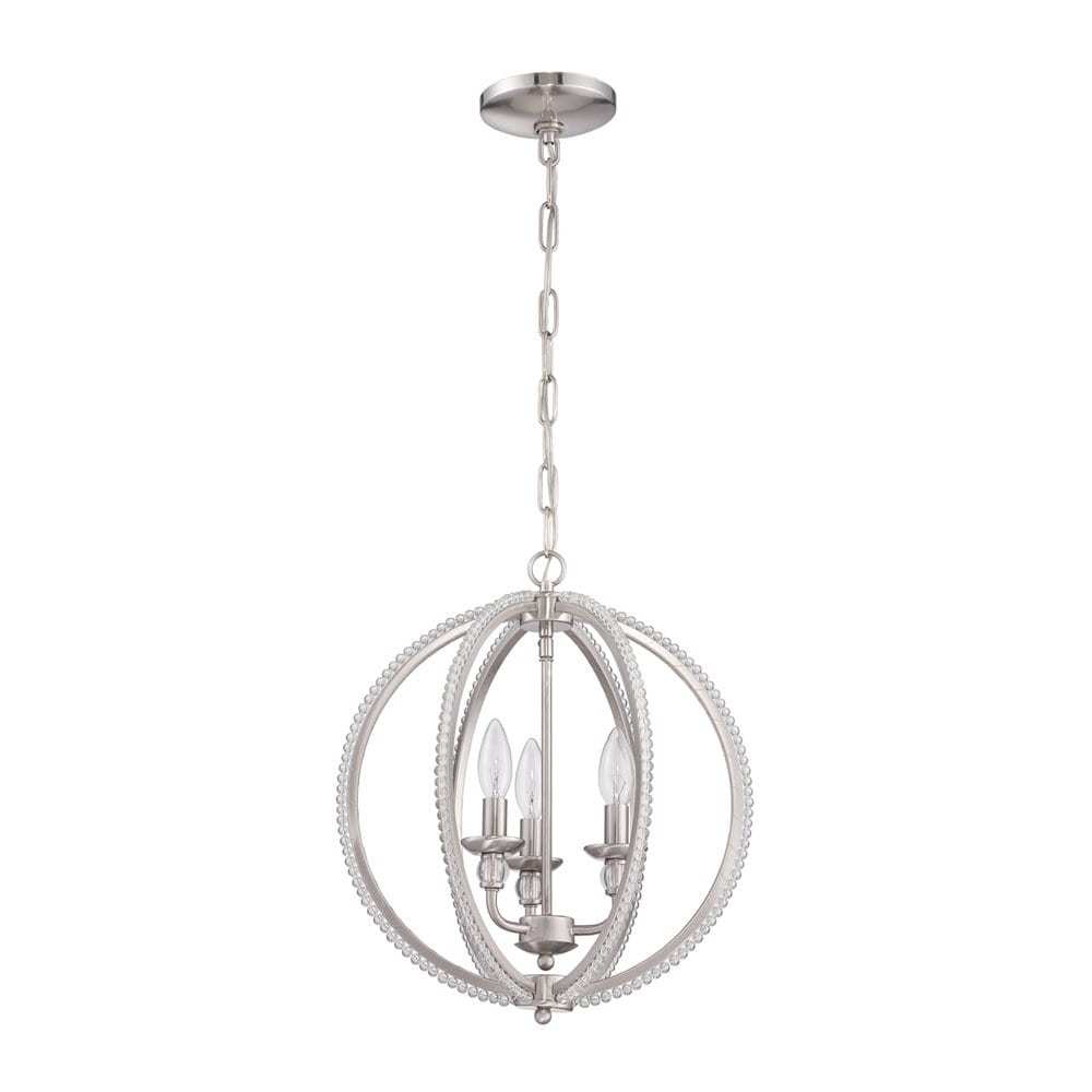 Jeremiah By Craftmade Signature 3 Light Mini Chandelier In Brushed Picture 1 Of