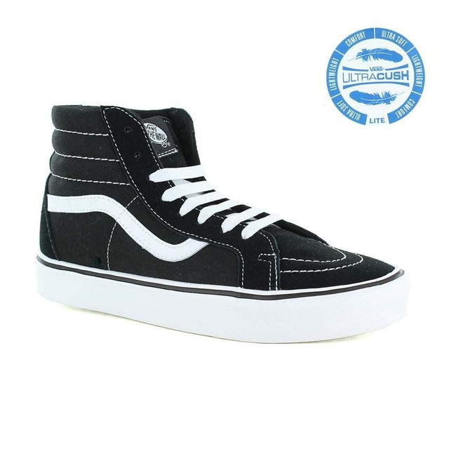 Vans VN 0004 paiju Sk8Hi LITE Unisex in Pelle Scamosciata Skate ShoesBlack White Vans VN 0004 paiju Sk8Hi LITE Unisex in Pelle Scamosciata Skate ShoesBlack White