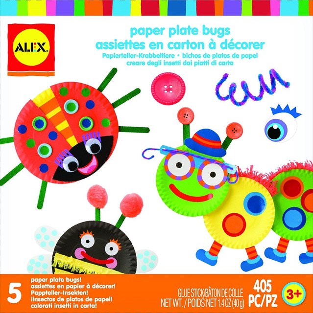 ALEX Toys Early Learning Paper Plate Bugs Little Hands ALEX Toys Early Learning Paper Plate Bugs Little Hands