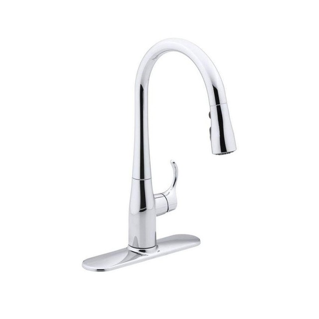 Kohler K597cp Simplice Single Handle Pull Down Sprayer Kitchen Kohler K597cp Simplice Single Handle Pull Down Sprayer Kitchen Faucet Polish
