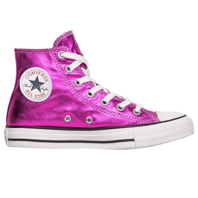 Converse Chuck All Star UK 8 9 Scarpe Da Ginnastica Uomo Bianco Rosa Glow NUOVO Converse Chuck All Star UK 8 9 Scarpe Da Ginnastica Uomo Bianco Rosa Glow NUOVO