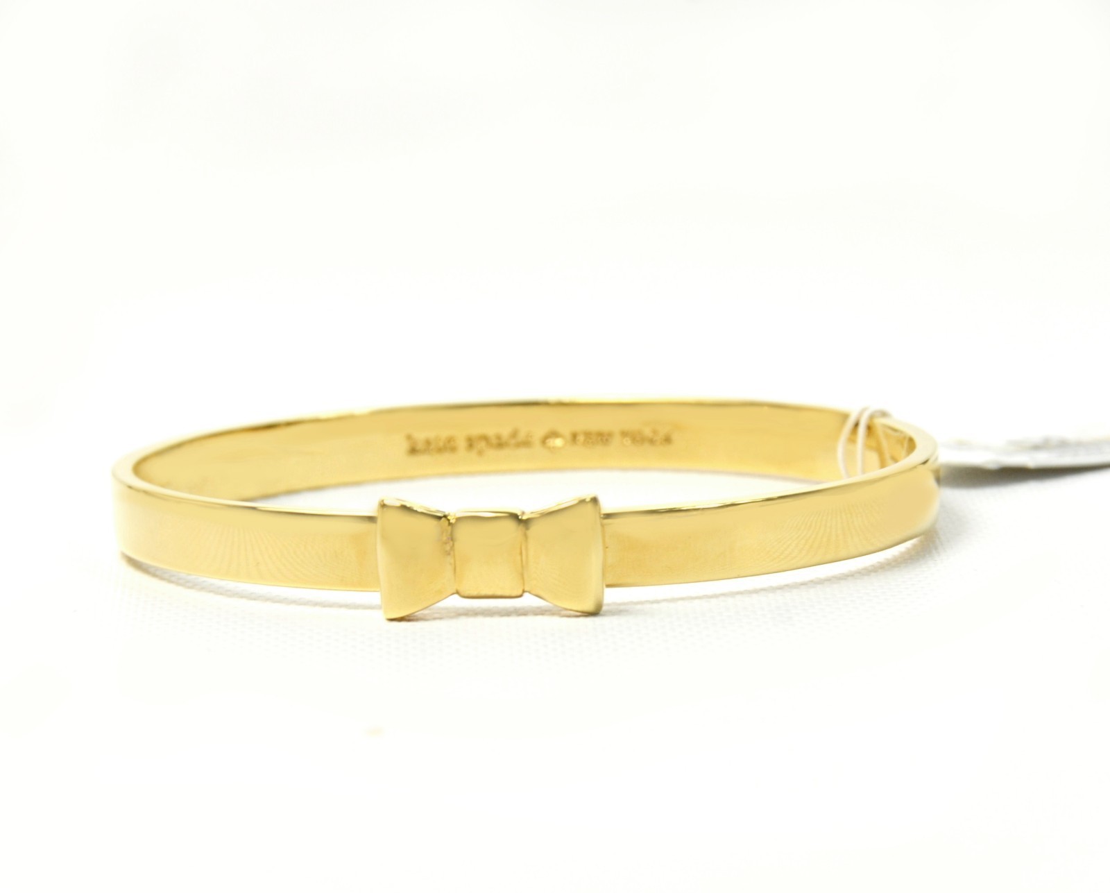 Kate Spade Gold Tone Take A Bow Bangle Bracelet O0ru0214 Ebay
