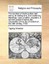 The Doctrine God's Justice Mercy in Visiting Sins Co by Silvester Tipping