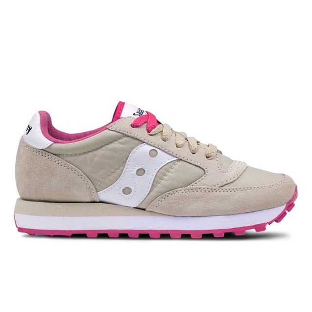 Scarpe Sneakers Running Saucony Jazz O' Rosa Beige Donna Rif. 1044305 Scarpe Sneakers Running Saucony Jazz O' Rosa Beige Donna Rif. 1044305