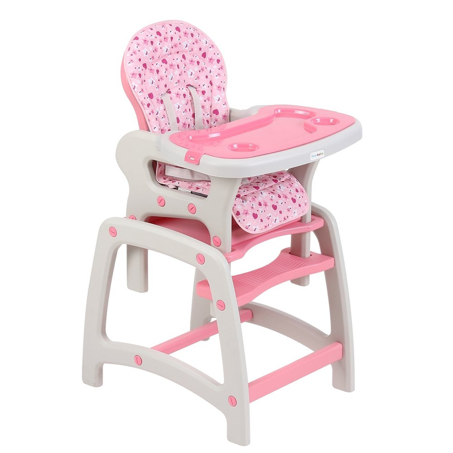 Dearbebe 3 In 1 Baby High Chair Booster Seat Toddler With Eating Picture 1 Of 7