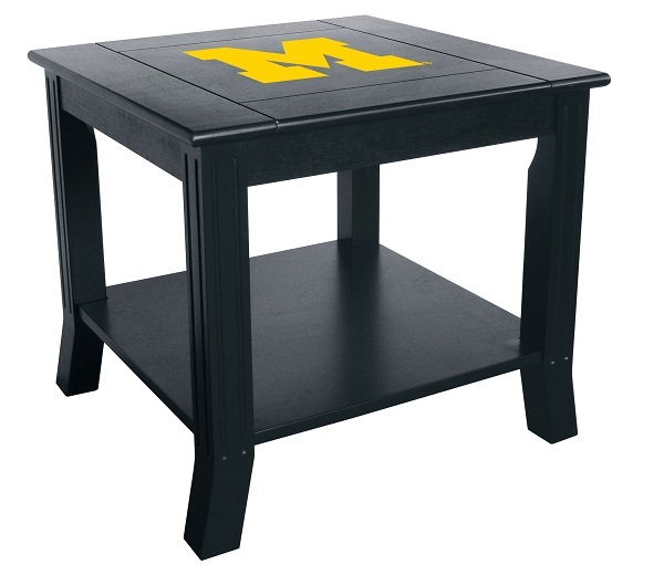 Imperial 85 7009 College University Of Michigan Side Table Ebay Picture 1 Of