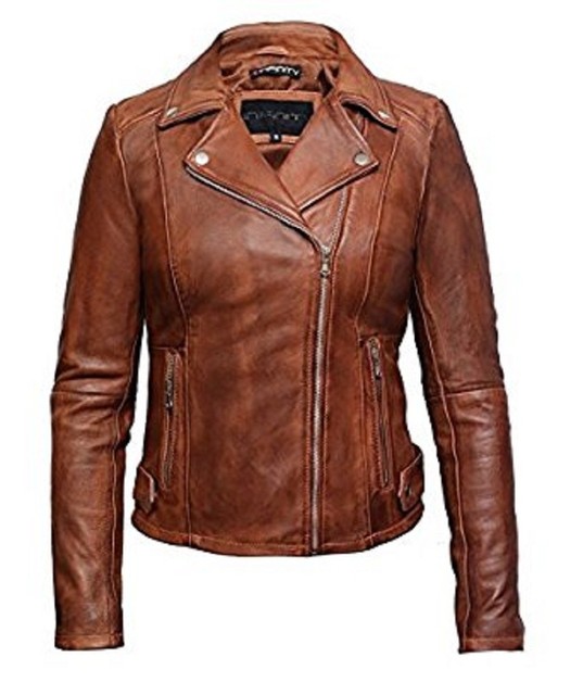 Las Women Biker Superior Quality Waxed Lambskin Leather Jacket Las Women Biker Superior Quality Waxed Lambskin Leather Jacket Designer Look