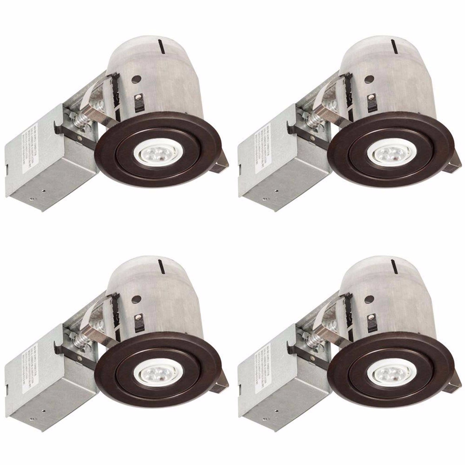 Globe Electric Company Ic Rated Swivel Spotlight 3 Led Recessed Picture 1 Of 3
