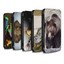STUFF4 PU-Leder Hülle/Case/Tasche für Apple iPhone 7/Wilde Tiere
